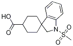 Spiro[cyclohexane-1,3'-[3H]indole]-4-carboxylic acid, 1',2'-dihydro-1'-(Methylsulfonyl)-, (1alpha,4beta)- Struktur