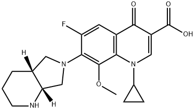 莫西沙星消旋体, 268545-13-7, 结构式