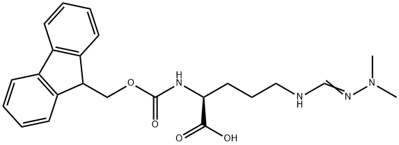 FMOC-ARG(ME2, ASYMMETRIC)-OH HCL Structure