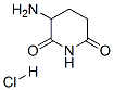 3-Amino-2,6-piperidinedionehydrochloride Struktur