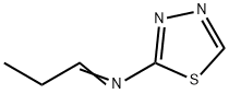 1,3,4-Thiadiazole,  2-(propylideneamino)-  (8CI) Structure