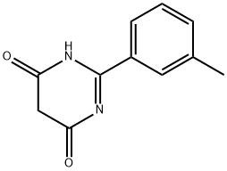 6-HYDROXY-2-(3-METHYLPHENYL)-4(3H)-PYRIMIDINONE 结构式