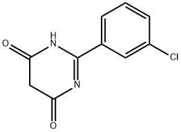 2-(3-CHLOROPHENYL)-6-HYDROXY-4(3H)-PYRIMIDINONE Struktur