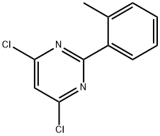 4,6-DICHLORO-2-(2-METHYLPHENYL)PYRIMIDINE Structure