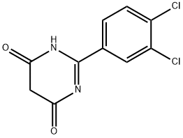 2-(3,4-DICHLOROPHENYL)-6-HYDROXY-4(3H)-PYRIMIDINONE 化学構造式