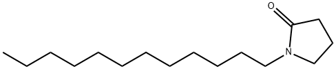 N-十二烷基吡咯烷酮,2687-96-9,结构式