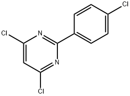 2-(4-CHLOROPHENYL)-4,6-DICHLOROPYRIMIDINE Structure