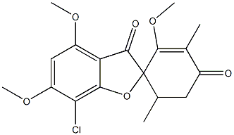 7-Chloro-2',4,6-trimethoxy-3',6'-dimethylspiro[benzofuran-2(3H),1'-cyclohexan]-2'-ene-3,4'-dione|
