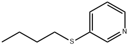 Butyl(pyridine-3-yl) sulfide Structure