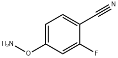 Benzonitrile, 4-(aminooxy)-2-fluoro- (9CI) 化学構造式