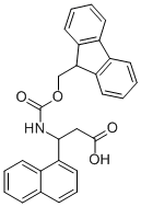 (R,S)-FMOC-3-AMINO-3-(1-NAPHTHYL)-PROPIONIC ACID Struktur