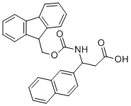 (R,S)-Fmoc-3-amino-3-(2-naphthyl)-propionic acid 化学構造式