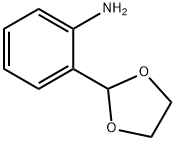 2-(1,3-ジオキソラン-2-イル)アニリン 化学構造式