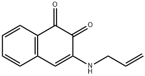 1,2-Naphthalenedione, 3-(2-propenylamino)- (9CI) Struktur