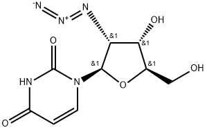 2'-アジド-2'-デオキシウリジン 化学構造式