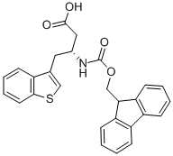 FMOC-(R)-3-AMINO-4-(3-BENZOTHIENYL)-BUTYRIC ACID Struktur