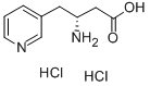 (R)-3-AMINO-4-(3-PYRIDYL)-BUTYRIC ACID-2HCL Struktur