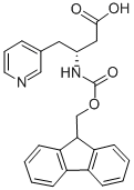 (R)-FMOC-4-(3-吡啶基)-Β-HOMOALA-OH,269396-66-9,结构式