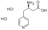 (R)-3-氨基-4-(4-吡啶基)丁酸二盐酸盐,269396-67-0,结构式