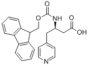 FMOC-(R)-3-AMINO-4-(4-PYRIDYL)-BUTYRIC ACID,269396-69-2,结构式