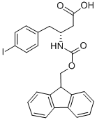 FMOC-(R)-3-AMINO-4-(4-IODO-PHENYL)-BUTYRIC ACID Structure