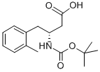 BOC-(R)-3-AMINO-4-(2-METHYL-PHENYL)-BUTYRIC ACID Struktur