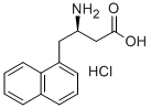 (R)-3-氨基-4-(1-萘基)-丁酸盐酸盐, 269398-88-1, 结构式