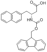 FMOC-(R)-3-氨基-4-(2-萘基)-丁酸, 269398-91-6, 结构式