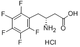 (R)-3-氨基-4-(五氟苯基)丁酸, 269398-92-7, 结构式