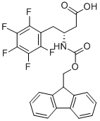FMOC-(R)-3-氨基-4-(五氟苯基)丁酸, 269398-94-9, 结构式