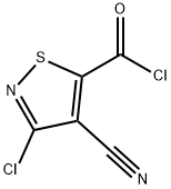 5-Isothiazolecarbonyl chloride, 3-chloro-4-cyano- (9CI) Struktur