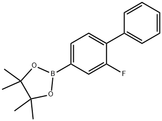 2-(2-Fluorobiphenyl-4-yl)-4,4,5,5-tetramethyl-1,3,2-dioxaborolane Structure