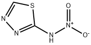 1,3,4-Thiadiazol-2-amine,  N-nitro- 化学構造式