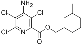2-Pyridinecarboxylic acid, 4-amino-3,5,6-trichloro-, isooctyl ester Struktur