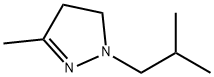 1-Isobutyl-3-methyl-2-pyrazoline,26964-53-4,结构式