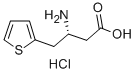 (S)-3-AMINO-4-(2-THIENYL)BUTANOIC ACID HYDROCHLORIDE Structure