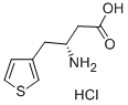 (R)-3-AMINO-4-(3-THIENYL)BUTANOIC ACID HYDROCHLORIDE Struktur