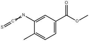 Benzoic acid, 3-isothiocyanato-4-methyl-, methyl ester (9CI) 化学構造式