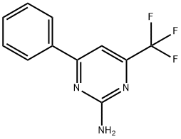 2-氨基-4-苯基-6-三氟甲基嘧啶, 26974-09-4, 结构式