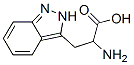 2-amino-3-(2H-indazol-3-yl)propanoic acid 化学構造式