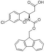 FMOC-(S)-3-氨基-4-(2,4-二氯苯基)-丁酸,270063-49-5,结构式