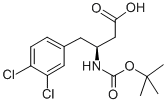 BOC-(S)-3-氨基-4-(3,4-二氯苯基)-丁酸,270063-51-9,结构式