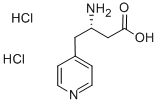 (S)-3-氨基-4-(4-吡啶基)丁酸二盐酸盐,270065-68-4,结构式