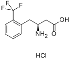 (S)-3-氨基-4-(2-三氟甲基苯基)丁酸, 270065-73-1, 结构式
