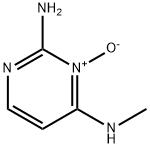 2,4-Pyrimidinediamine, N4-methyl-, 3-oxide (9CI) Struktur