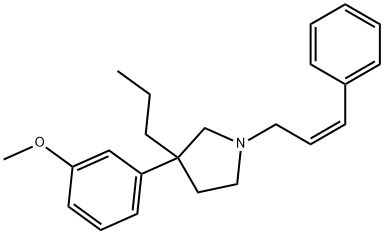 3-(3-Methoxyphenyl)-1-(3-phenyl-2-propenyl)-3-propylpyrrolidine,27019-34-7,结构式