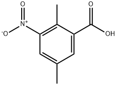 2,5-二甲基-3-硝基苯甲酸,27022-97-5,结构式
