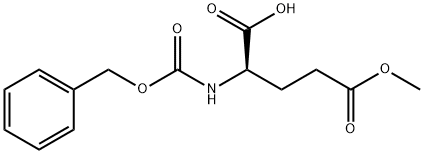Z-D-谷氨酸 5-苄酯 结构式