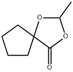 1,3-Dioxaspiro[4.4]nonan-4-one,  2-methyl- Structure