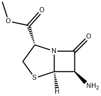 4-Thia-1-azabicyclo[3.2.0]heptane-2-carboxylicacid,6-amino-7-oxo-,methylester,(2S,5R,6R)-,270258-67-8,结构式